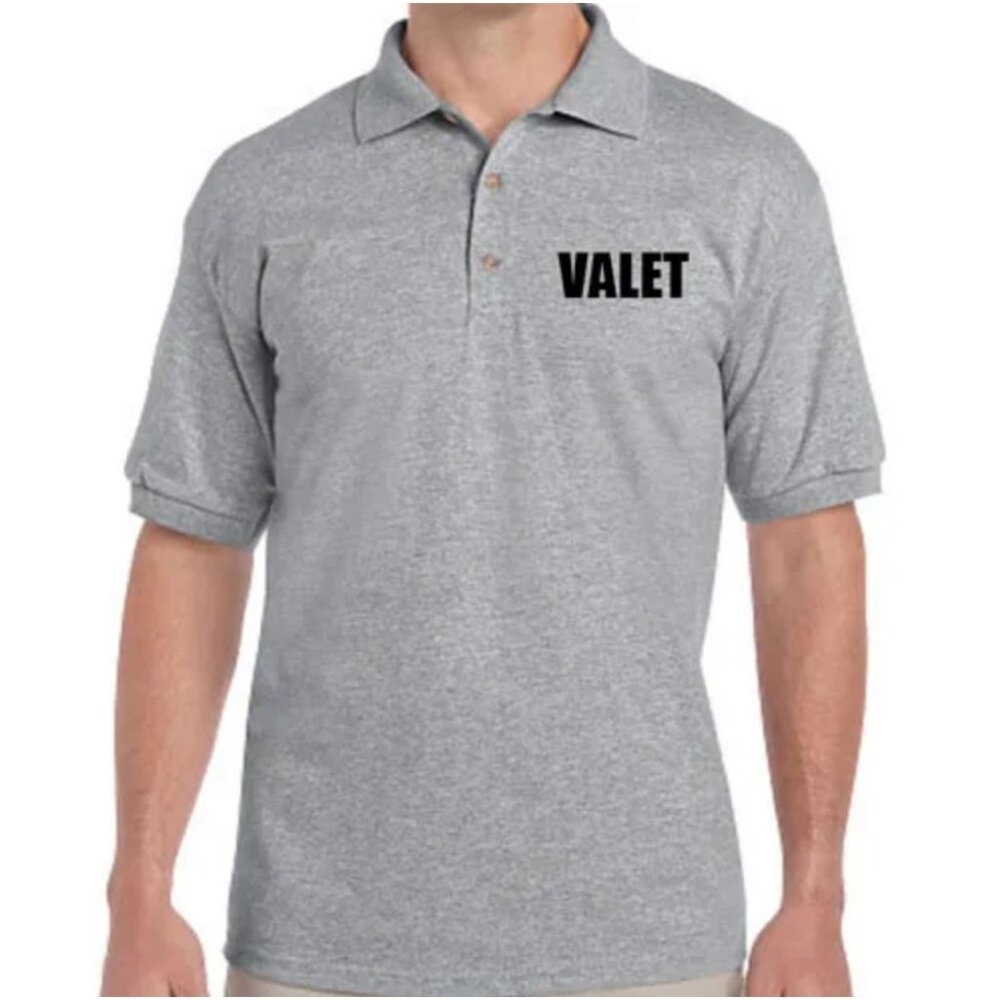 Valet Parking Driver Uniform Polo Shirt M Wedding Party Staff Workwear Core